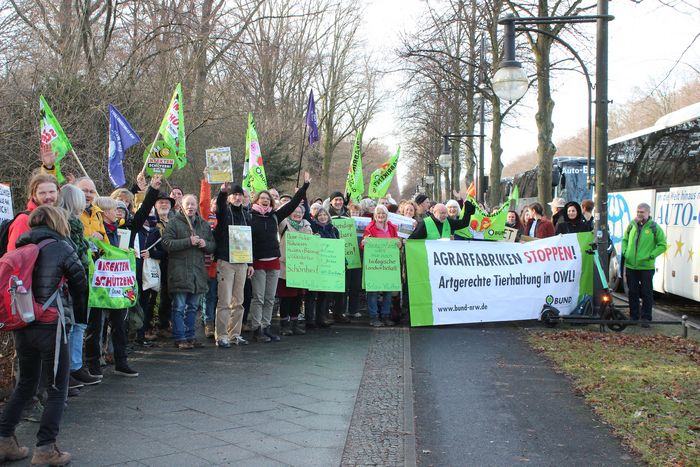 Viele Lipper zur Demo "Wir haben es satt" in Berlin 2020
