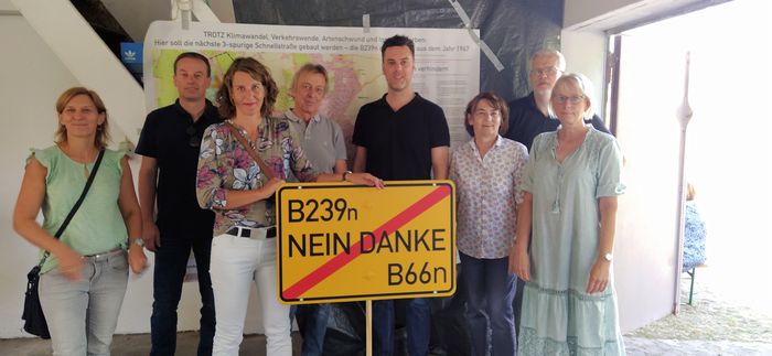 Gegen die Flächenversiegelung - Bürgerinitiative B239n-Nein Danke informiert am 4.9.22