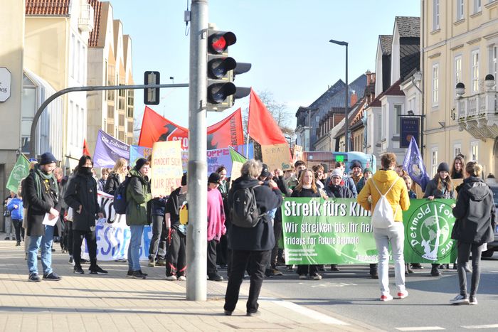 BUND Lippe unterstützte die Fridays for Future Demo am 3. März 2023 in Detmold