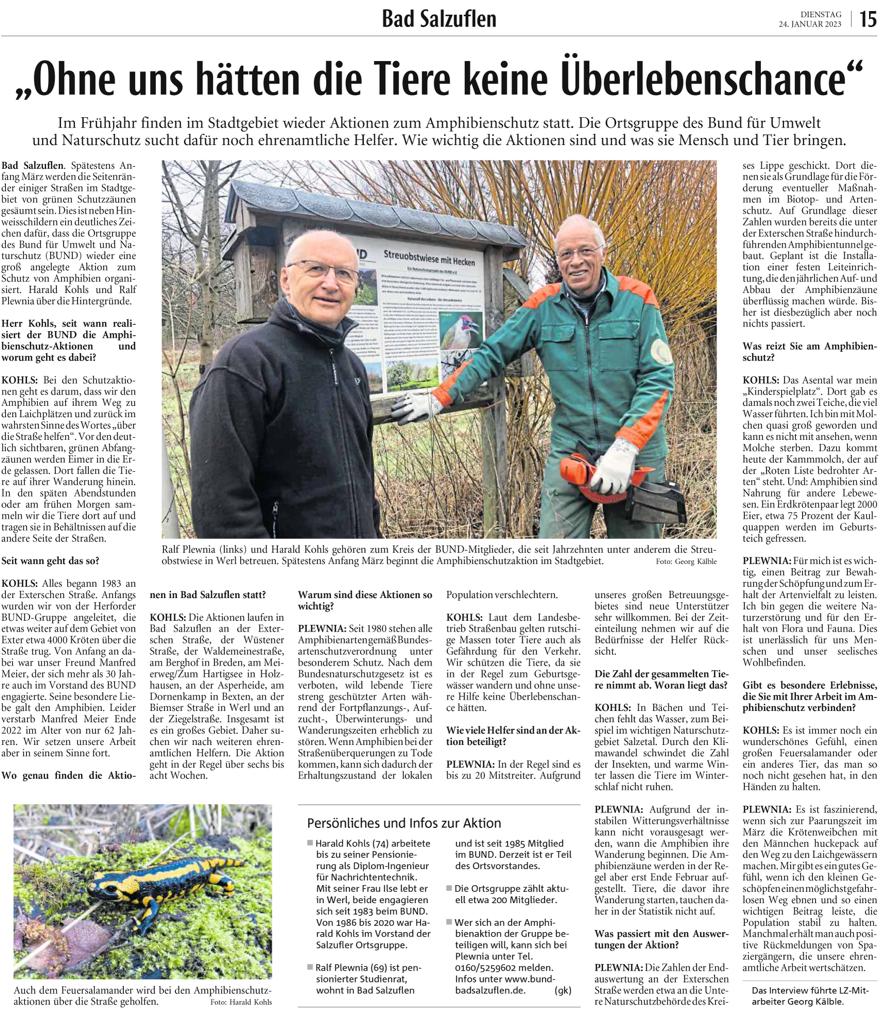 Presseartikel Lippische Landeszeitung
